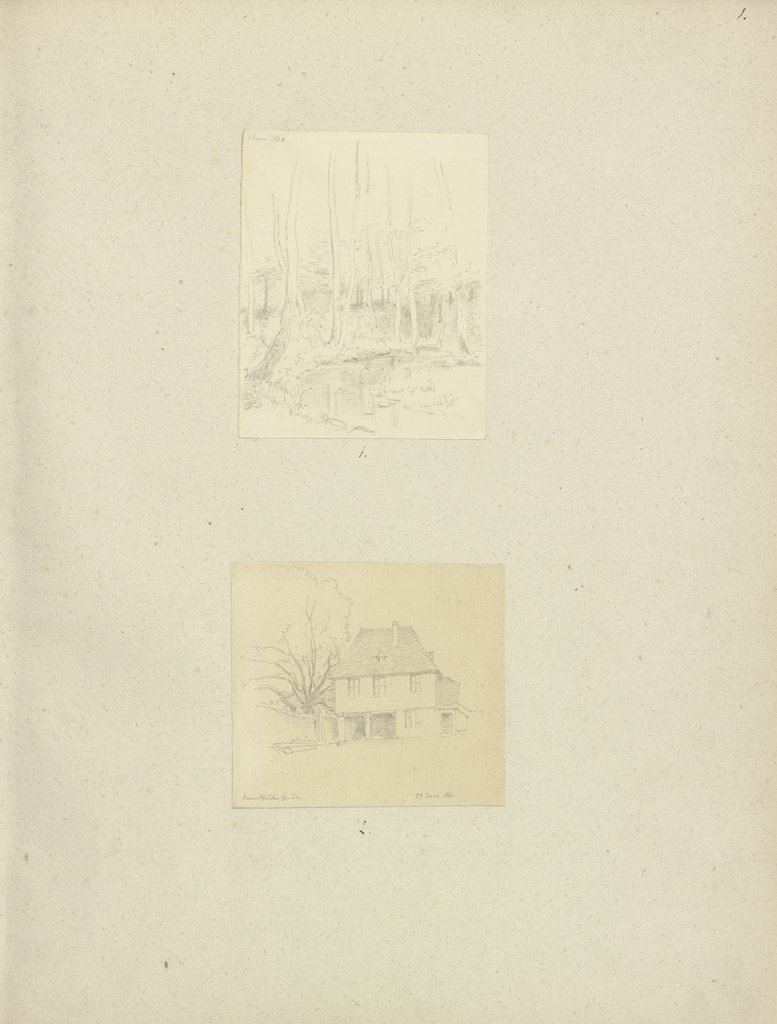 Klebebände, Band 21, Seite 1, Carl Theodor Reiffenstein