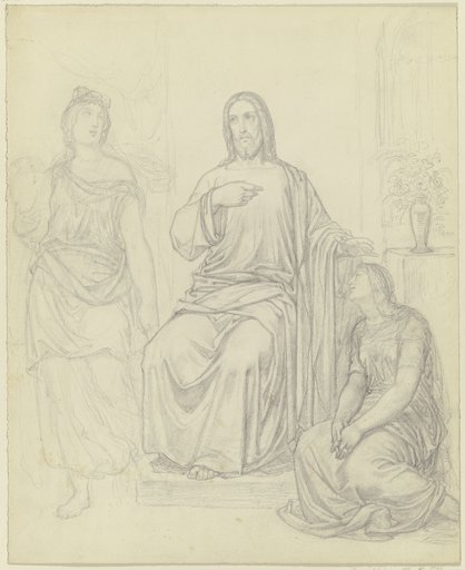 Christus bei Maria und Martha, Ferdinand Fellner