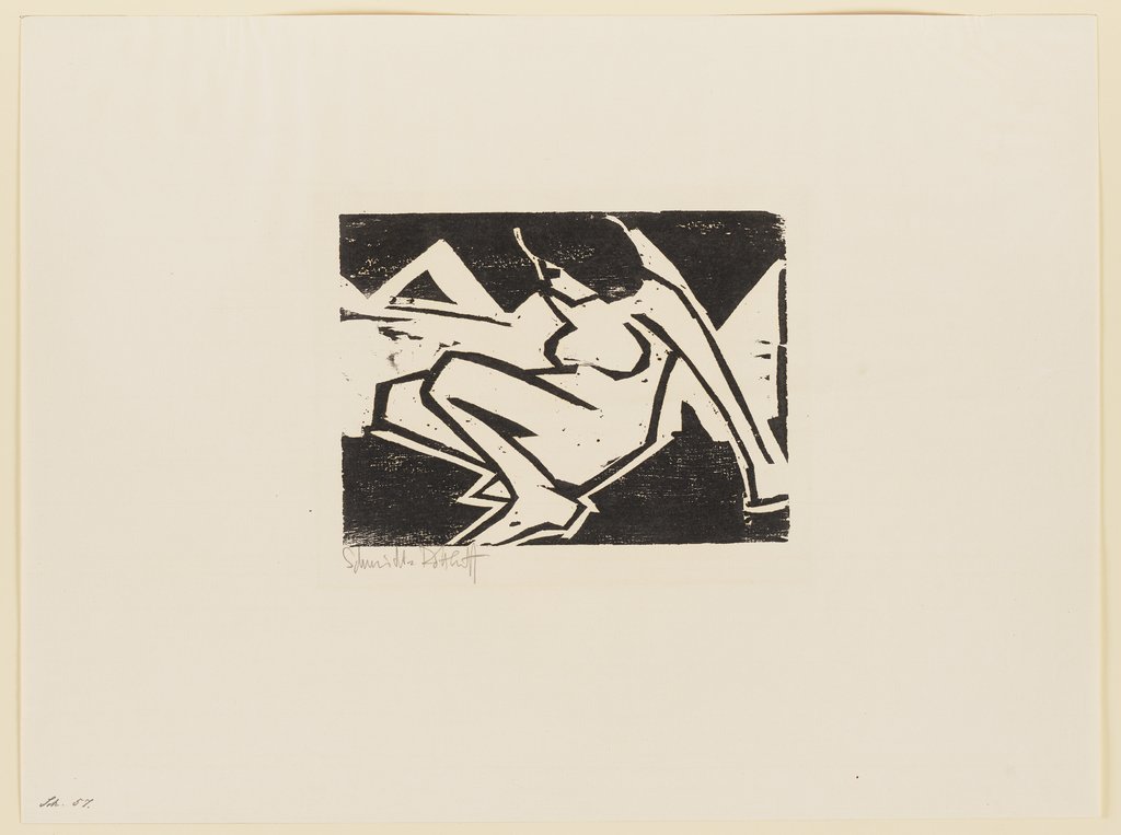 Crouching Woman, Karl Schmidt-Rottluff