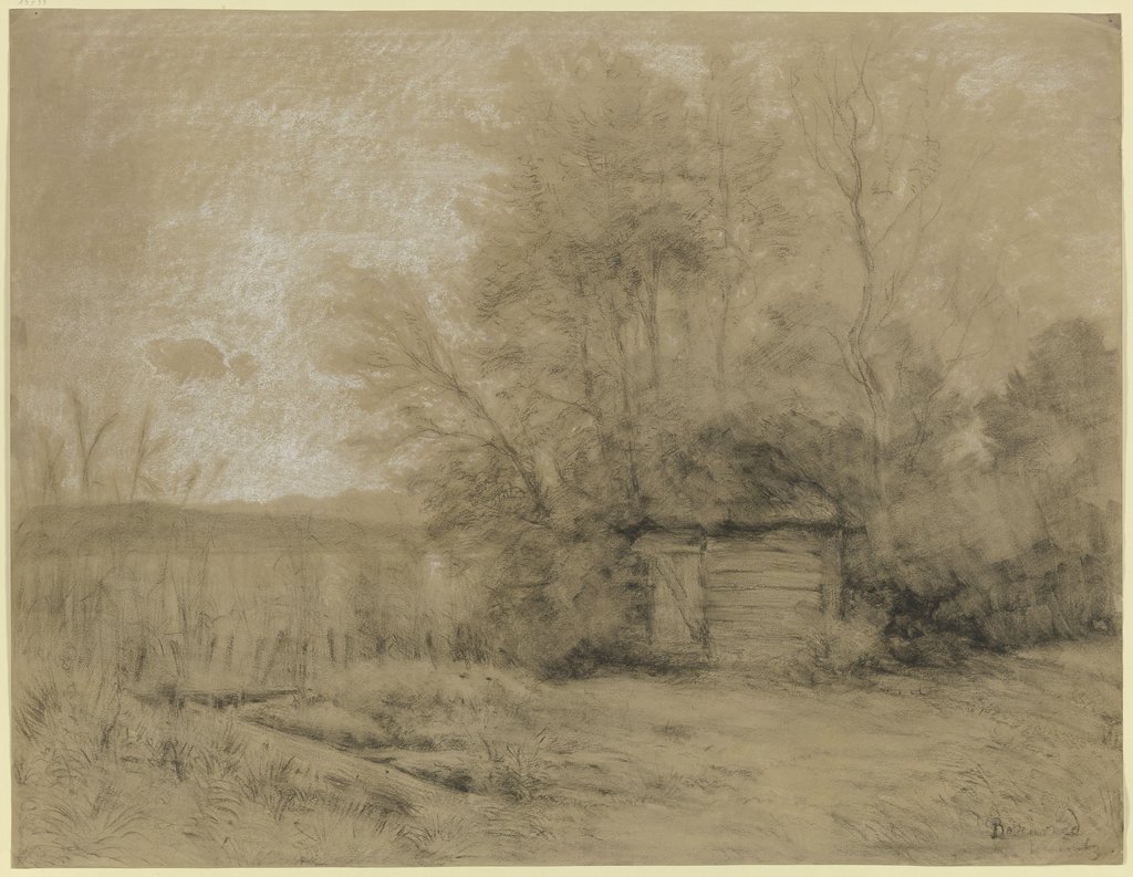 Hut in the swamp, Karl Peter Burnitz