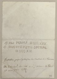 Eine Nachschrift einer Inschrift, Johann Anton Ramboux