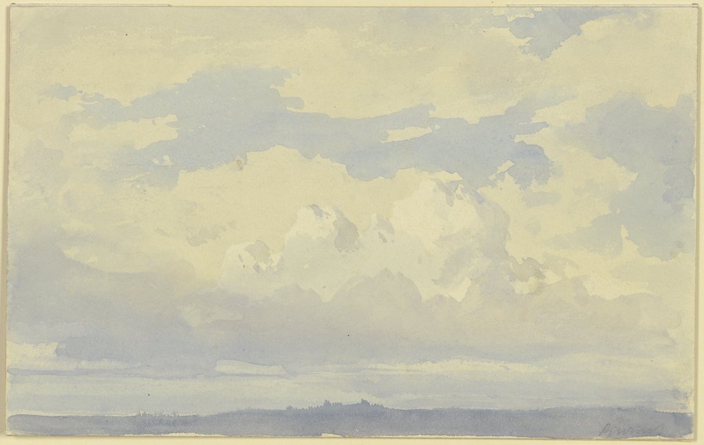 Wolkenstudien, Karl Peter Burnitz