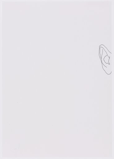 Ohne Titel (Rechtes Ohr), Jochem Hendricks