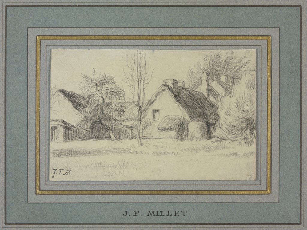 Gehöft, Jean François Millet