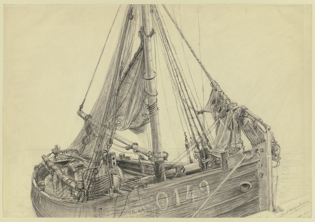 Fischerboot, Ernst Morgenstern