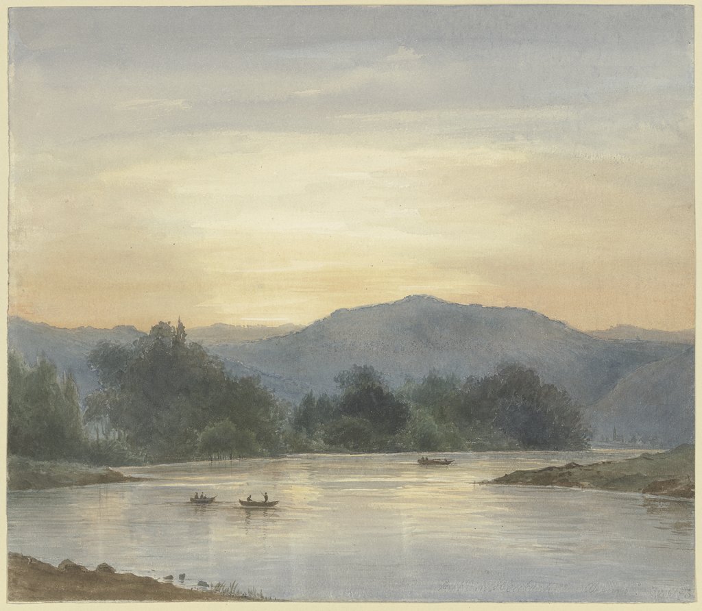 The Main near Kleinheubach, Ernst Morgenstern