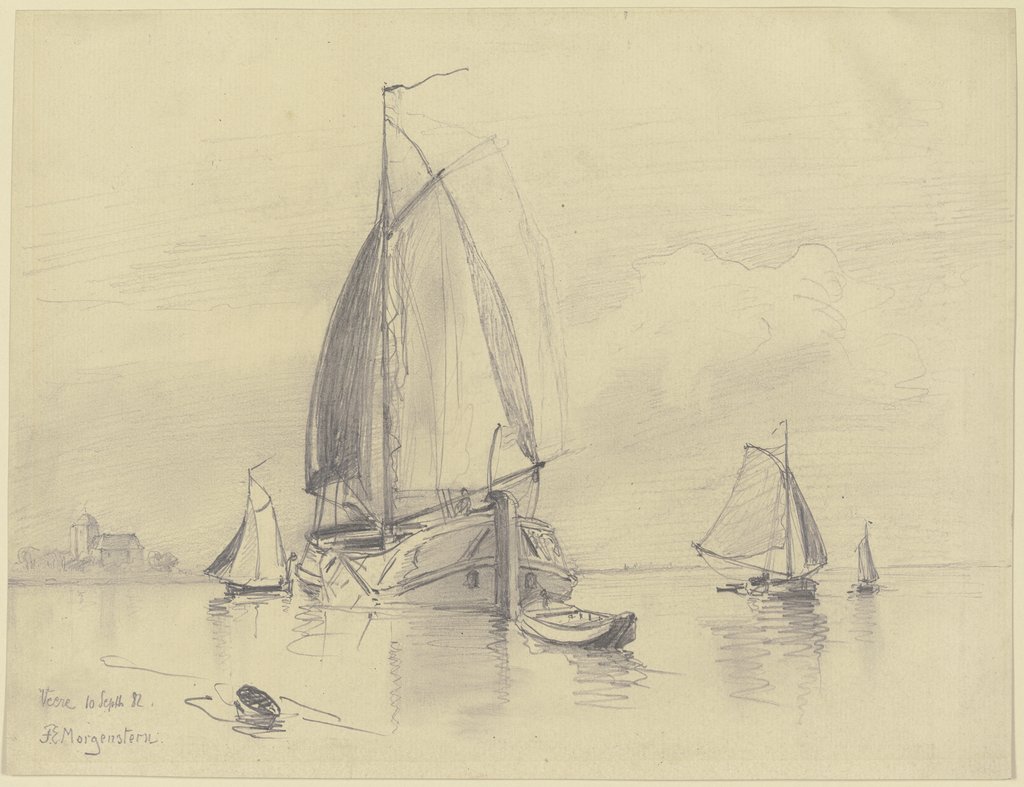 Auf der Schelde bei Veere, Ernst Morgenstern