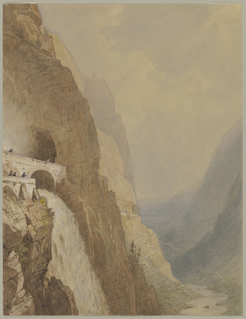 The Splügenpass, Carl Morgenstern