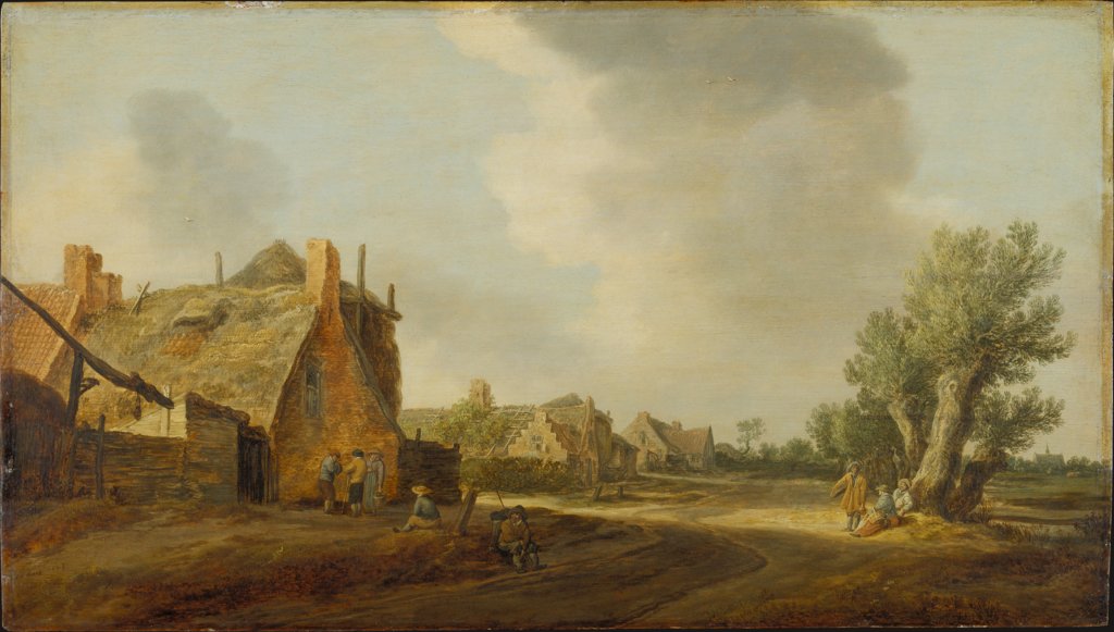 Village Street, Jan van Goyen