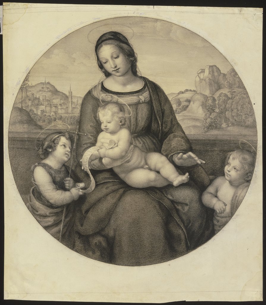 Raffaels „Madonna Terranuova“, Eugen Eduard Schäffer, nach Raffael