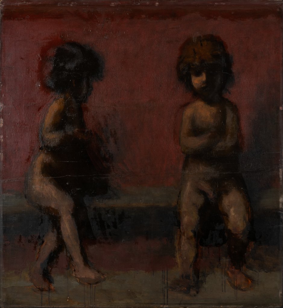 Two Putti, Hans von Marées