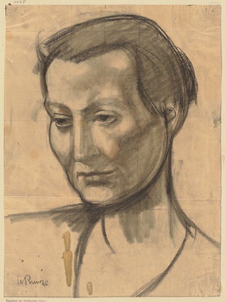 Woman's head, Wilhelm Runze