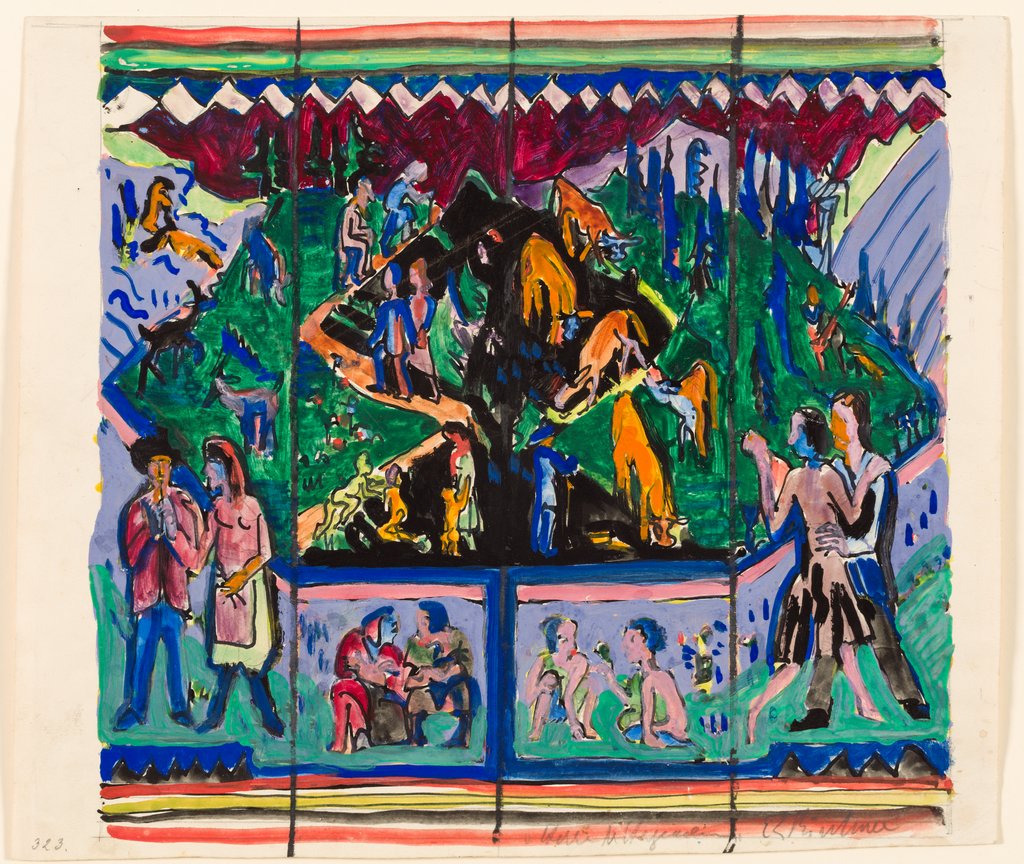 Das Leben (Hagemann-Entwurf), Ernst Ludwig Kirchner