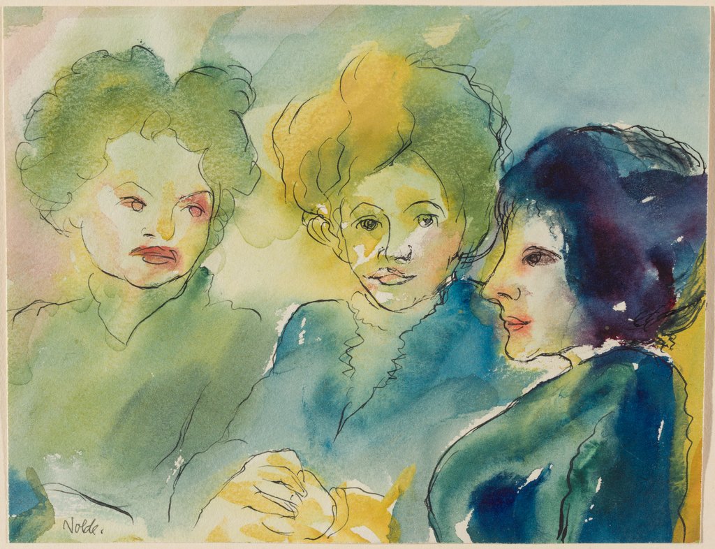 Young Women, Emil Nolde