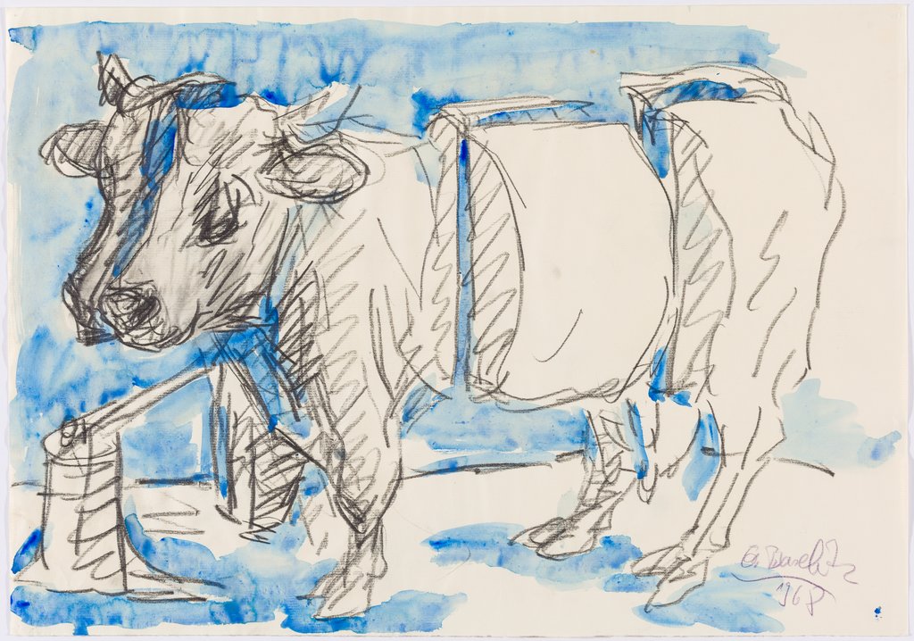 Geteilte Kuh, Georg Baselitz