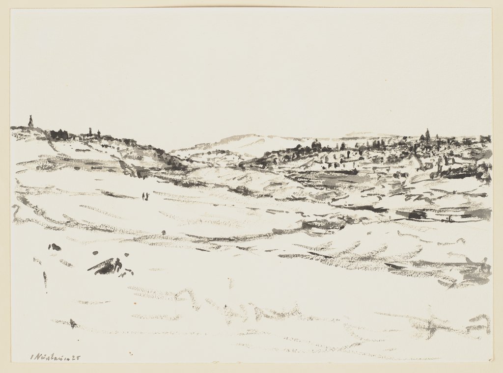 Jerusalem am Ölberg von Nord, Jakob Nussbaum