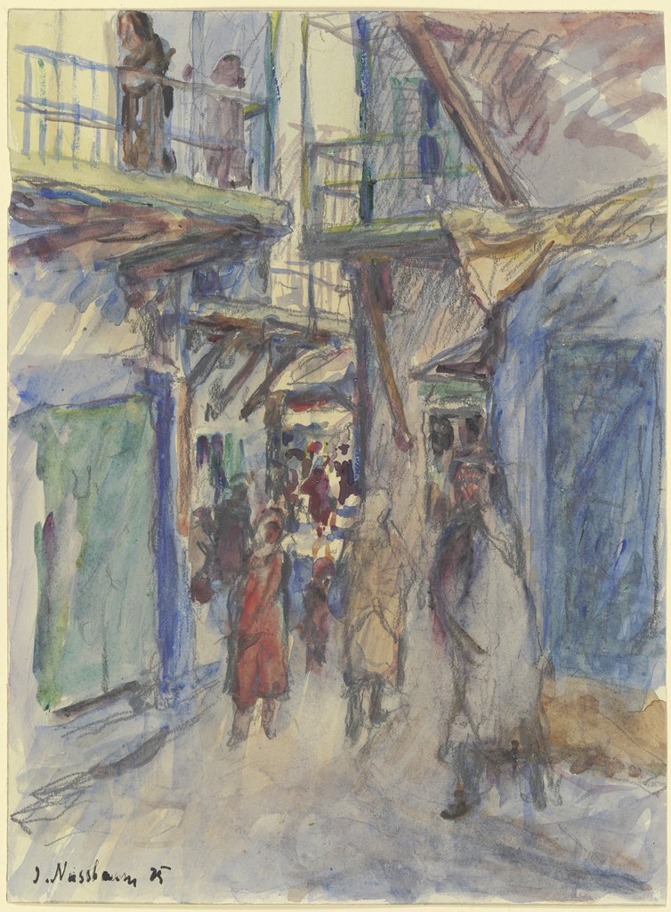 Straße in Tiberias, Jakob Nussbaum