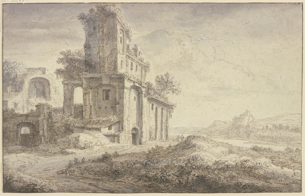 Roman ruins, Jan Asselijn