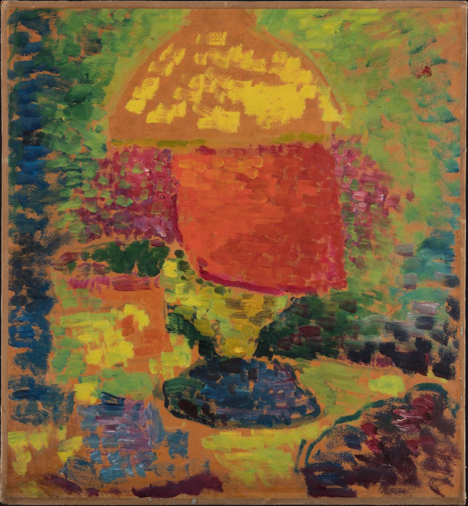 Stillleben mit Petroleumlampe, Alexej von Jawlensky