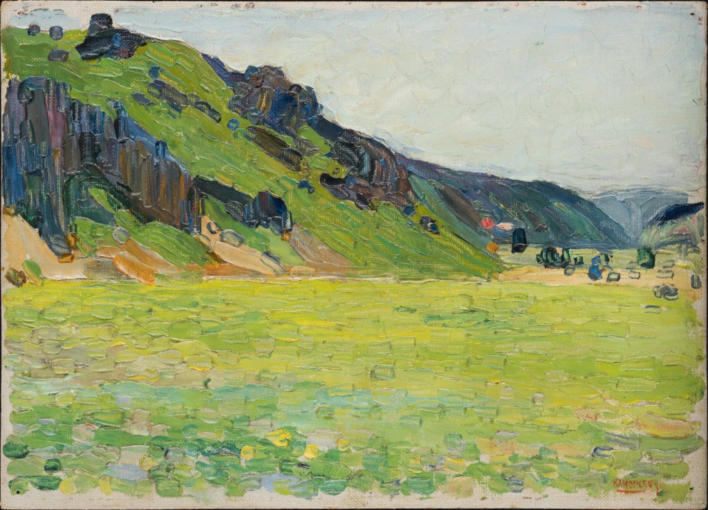 Kallmünz - Hellgrüne Berge, Wassily Kandinsky