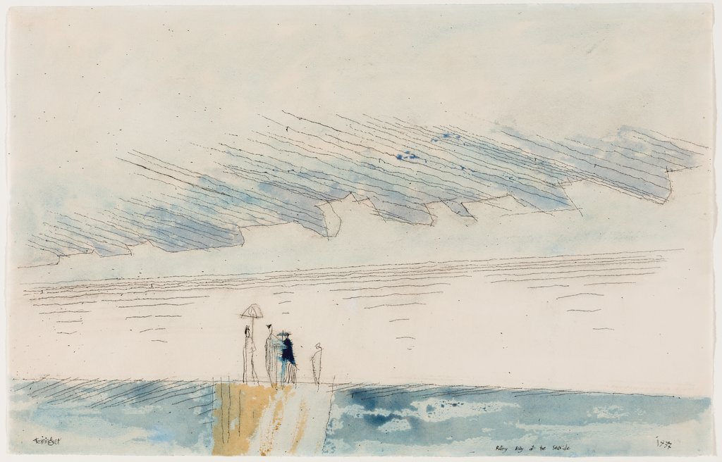 Rainy Day at the Seaside, Lyonel Feininger