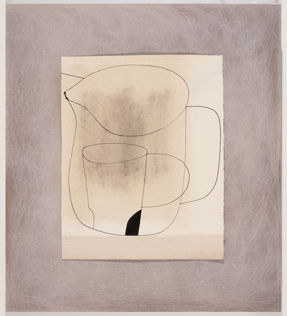 Single jug and single cup, Ben Nicholson