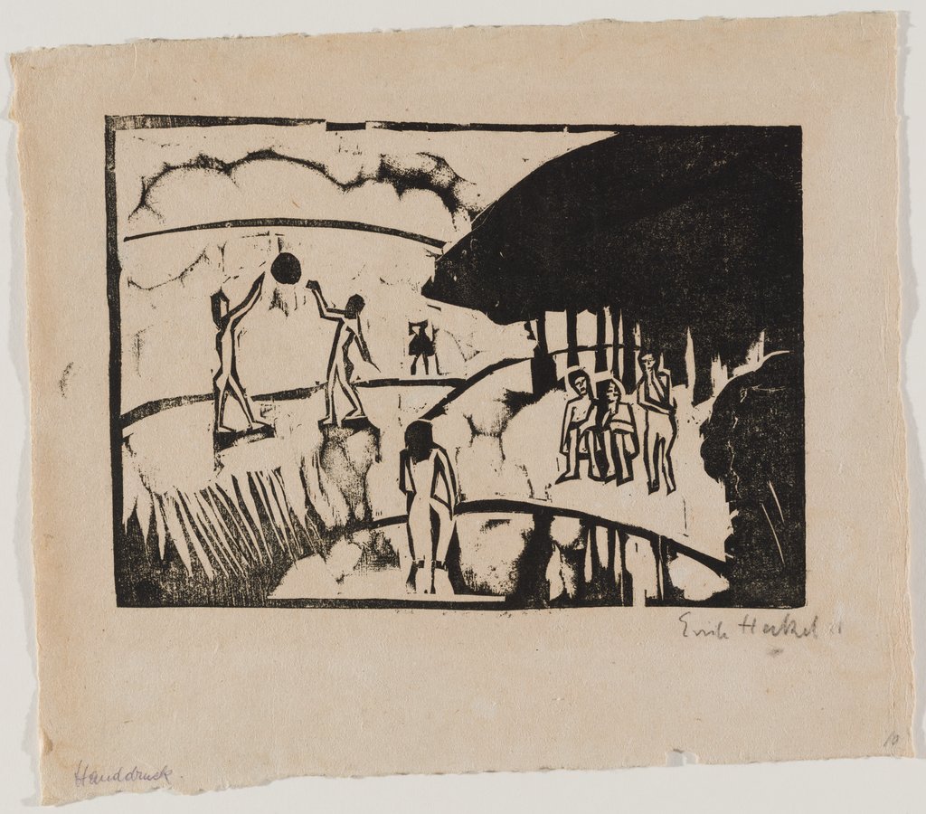 Ball Players, Erich Heckel