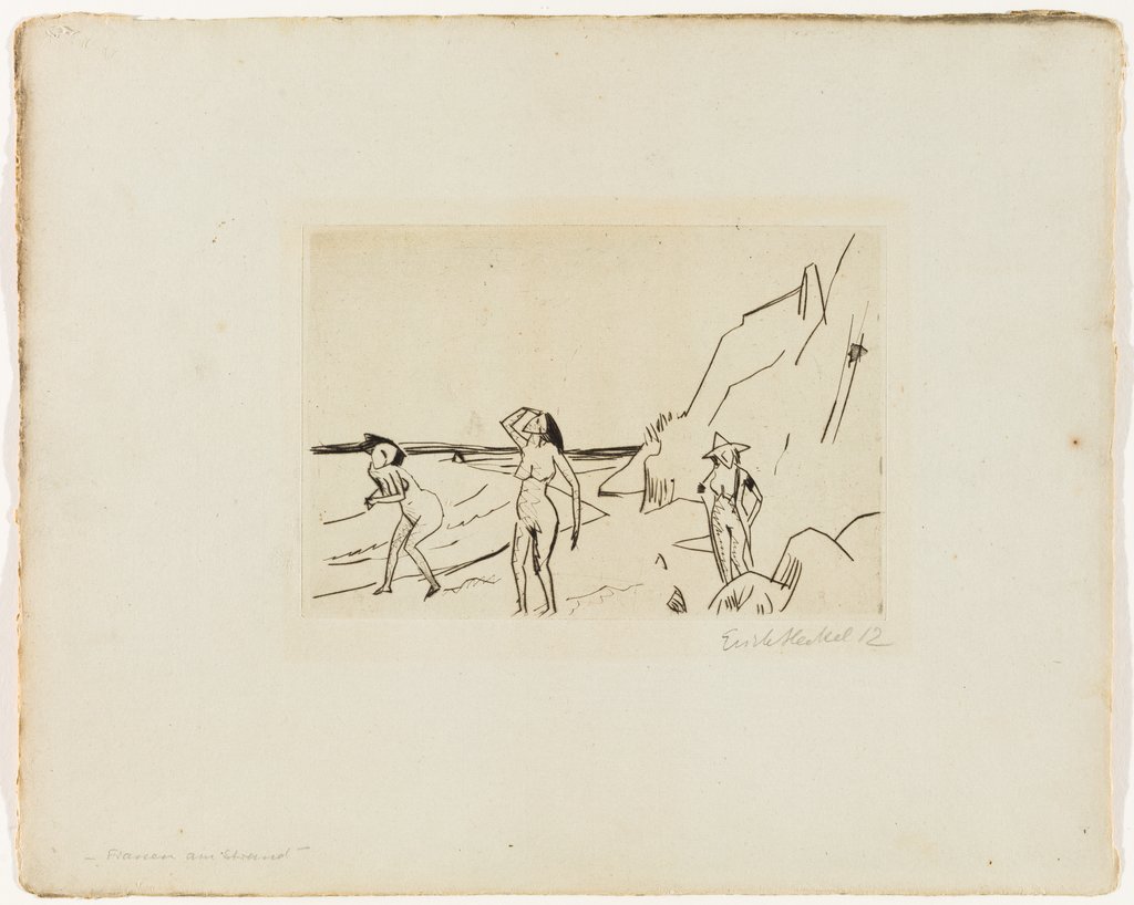 Frauen am Strand, Erich Heckel