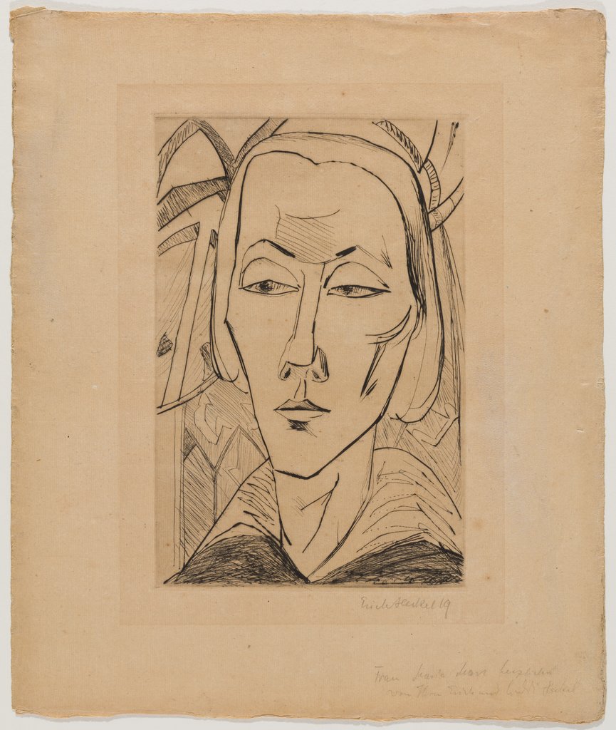 Head of a Girl, Erich Heckel