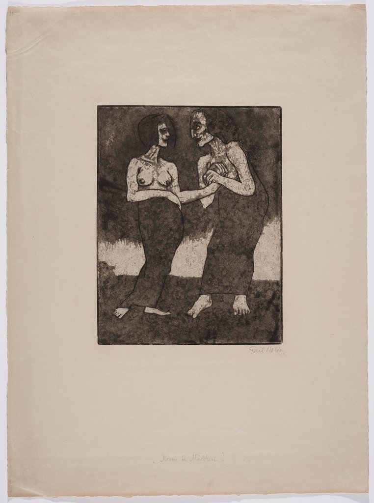 Mann und Mädchen, Emil Nolde