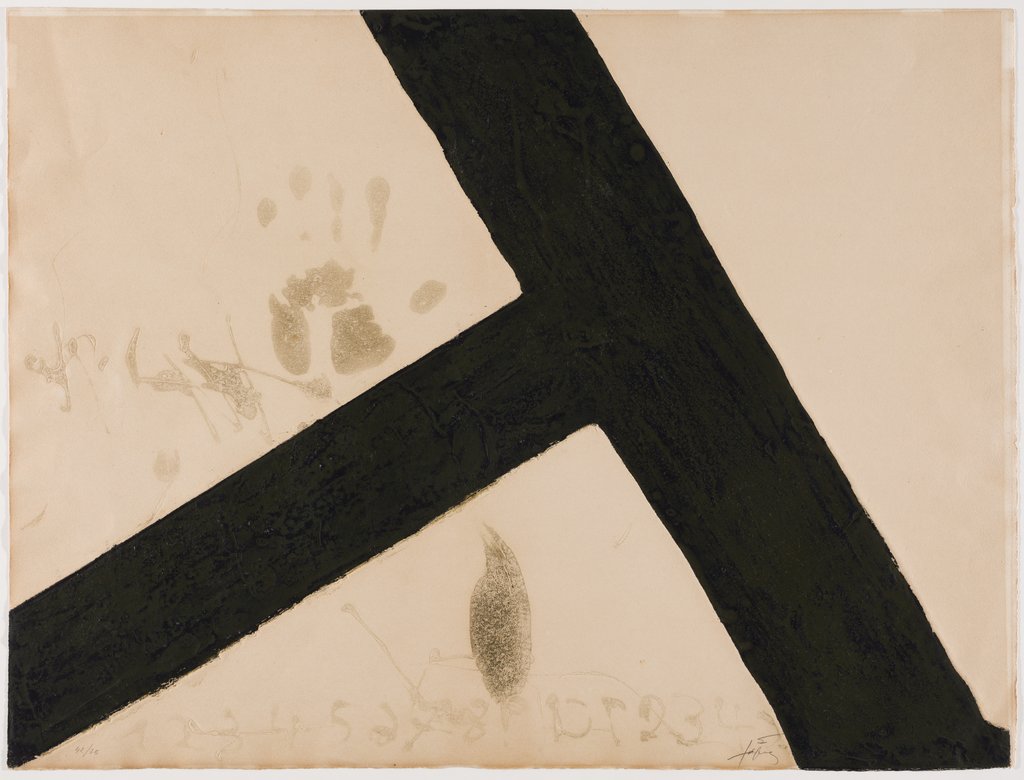 Tilted T, Antoni Tàpies