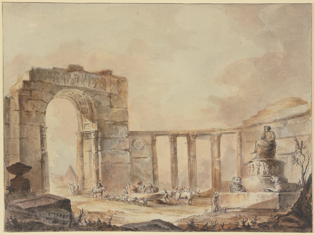 Agrippina's grotto, Georges-François Blondel