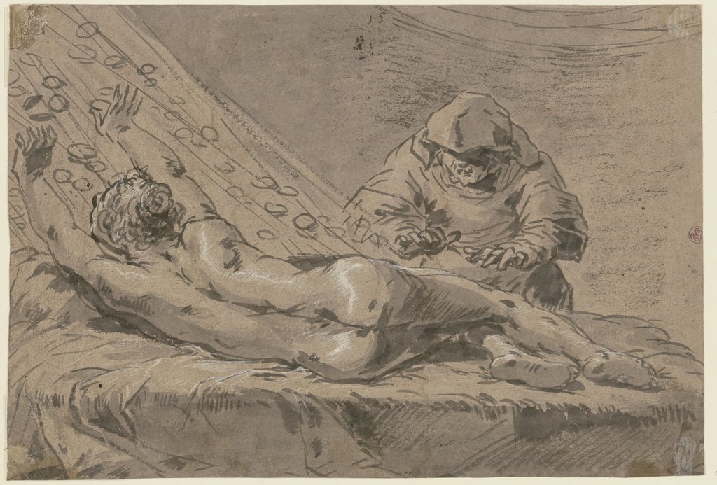 Danaë und der Goldregen, Leonaert Bramer