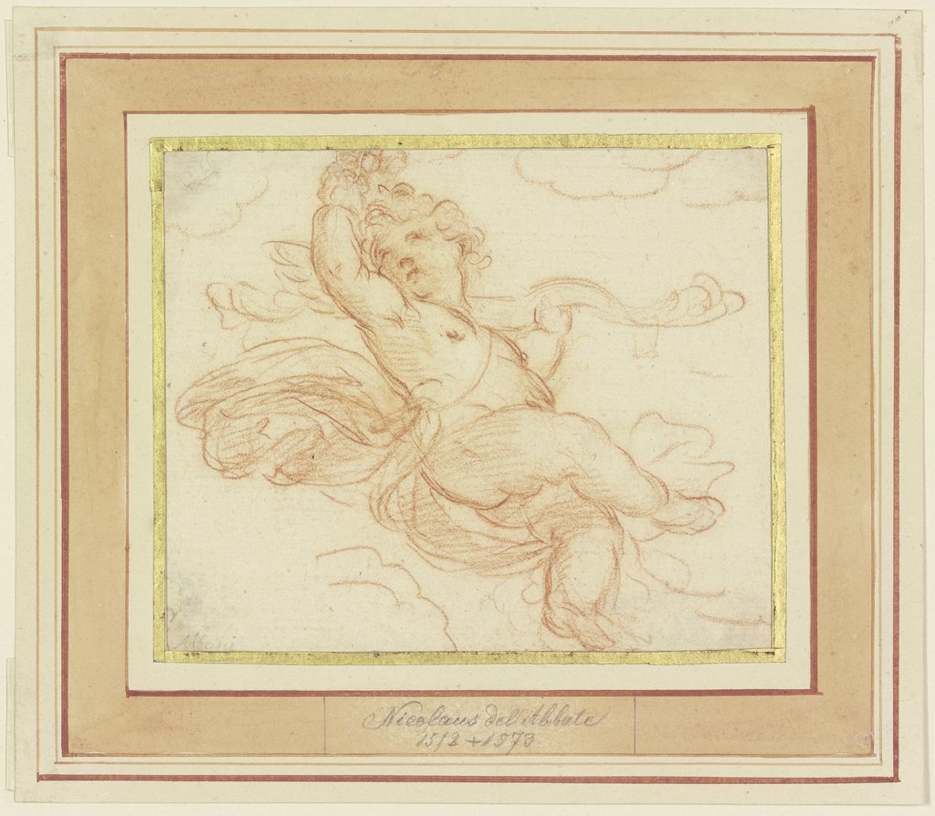 Floating cherub, Nicolò Dell'Abate;   ?