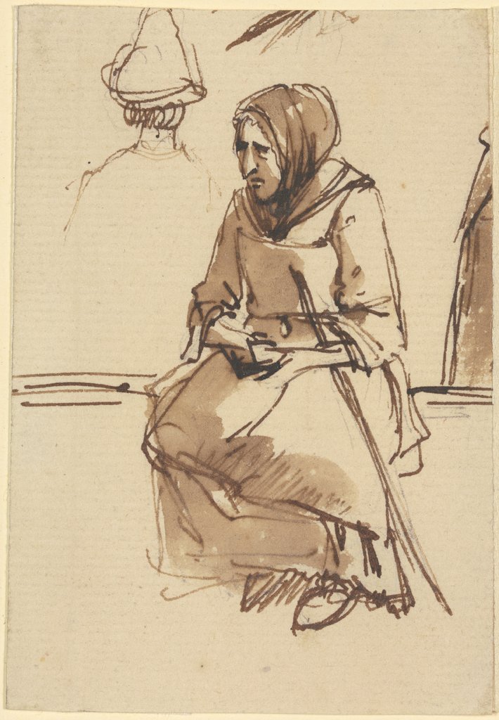 Sitting old woman, Jean-Jacques de Boissieu