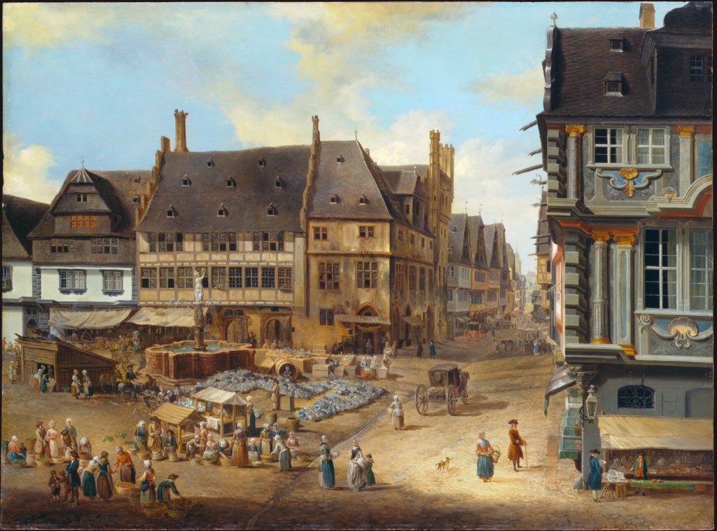 The Liebfrauenberg in Frankfurt, Christian Georg Schütz the Elder