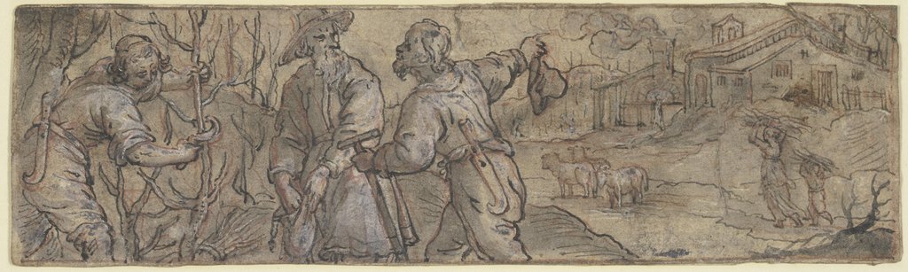 Arbeiten im Weinberg, Jacopo Bassano;   ?