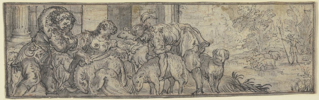 Schafschur, Jacopo Bassano;   ?