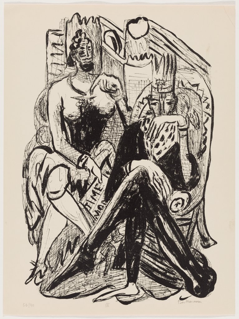 King and Demagogue, Max Beckmann