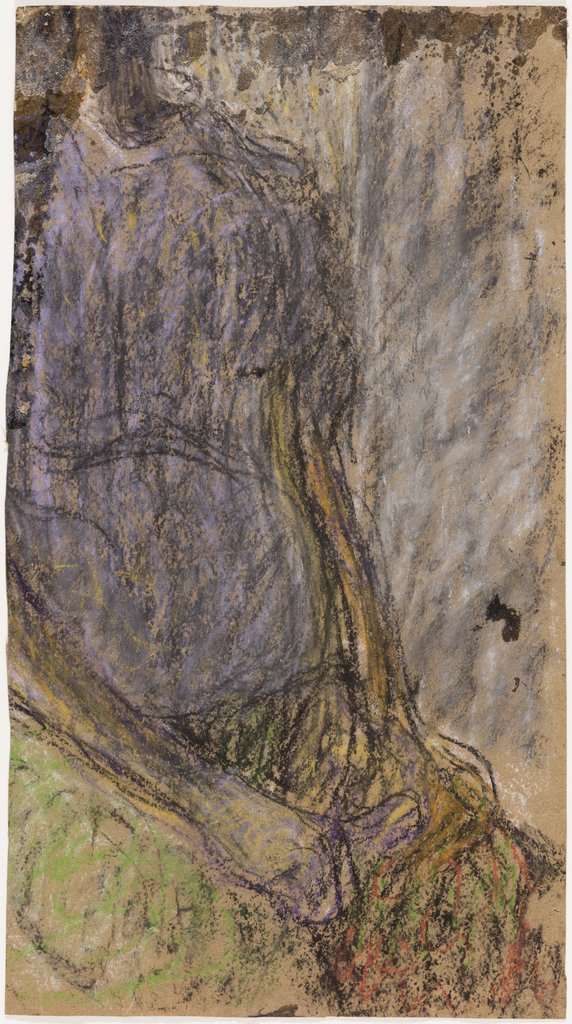 Fragment of a pastel drawing, Ilka Gedő