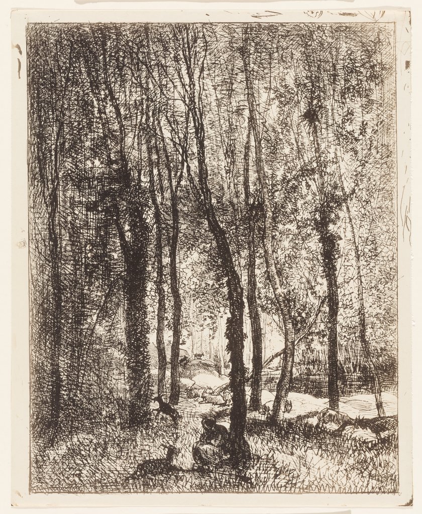 La gardeuse de chèvres, Charles François Daubigny