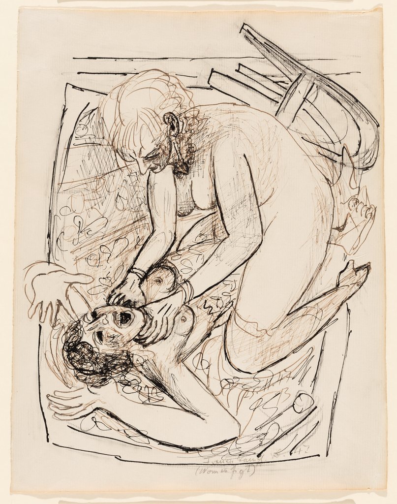 Frauenkampf, Max Beckmann