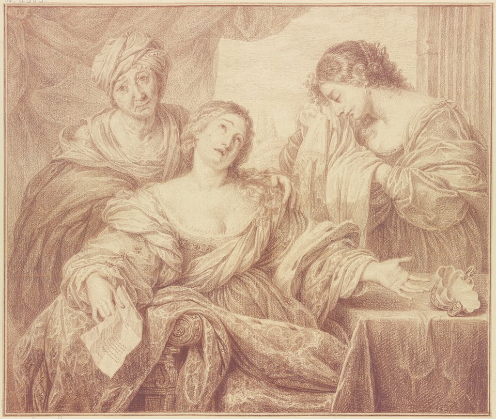 Tod der Sophonisbe, nach Nicolas Régnier