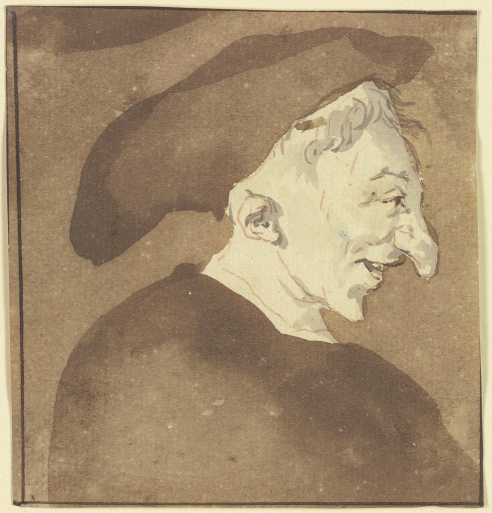 Hideous head, Cornelis Dusart