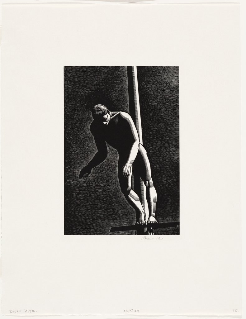 Diver, Rockwell Kent