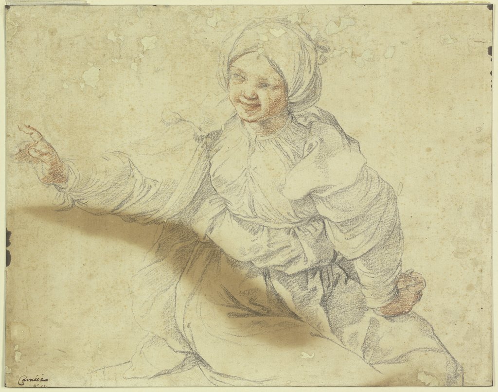 Frau mit Turban, Annibale Carracci;   ?