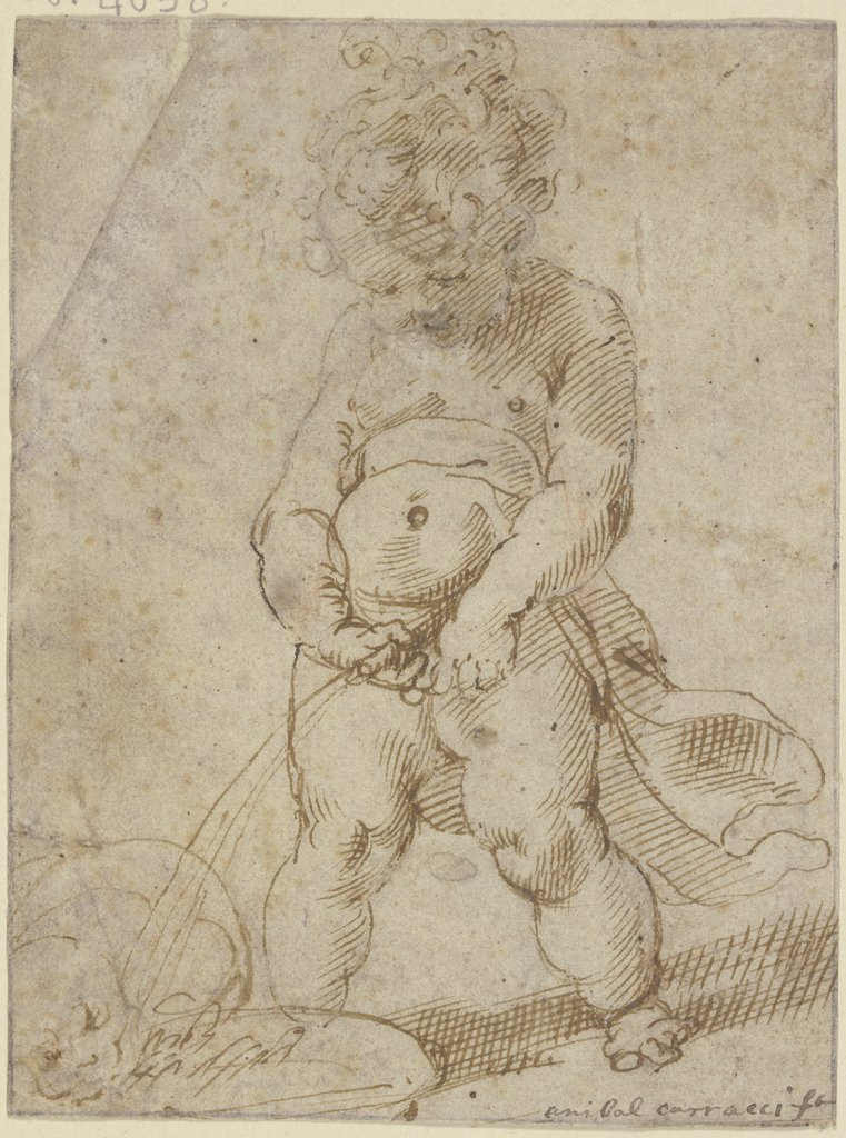 Pissing boy, Annibale Carracci