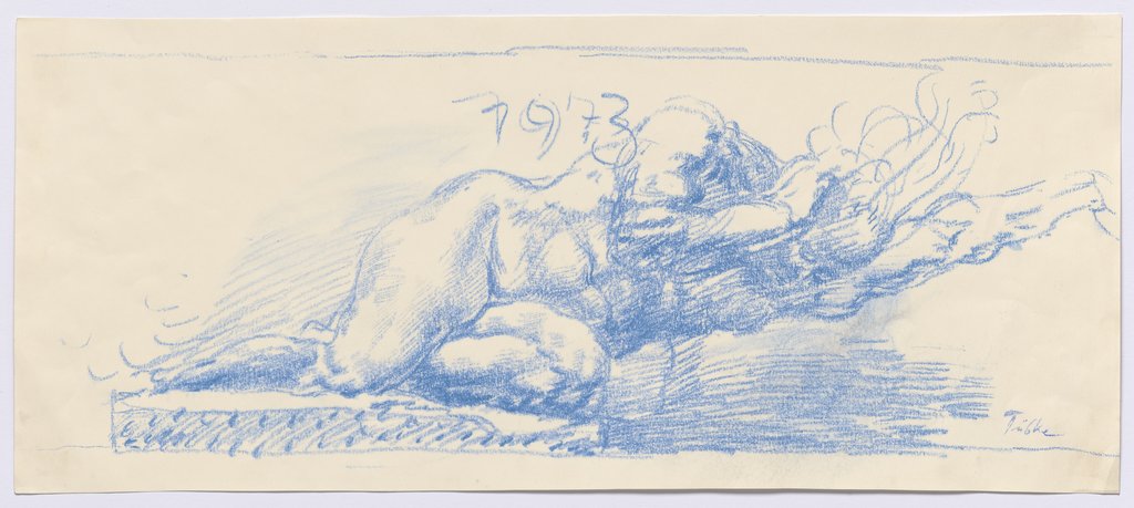Female nude (study of movement), Werner Tübke
