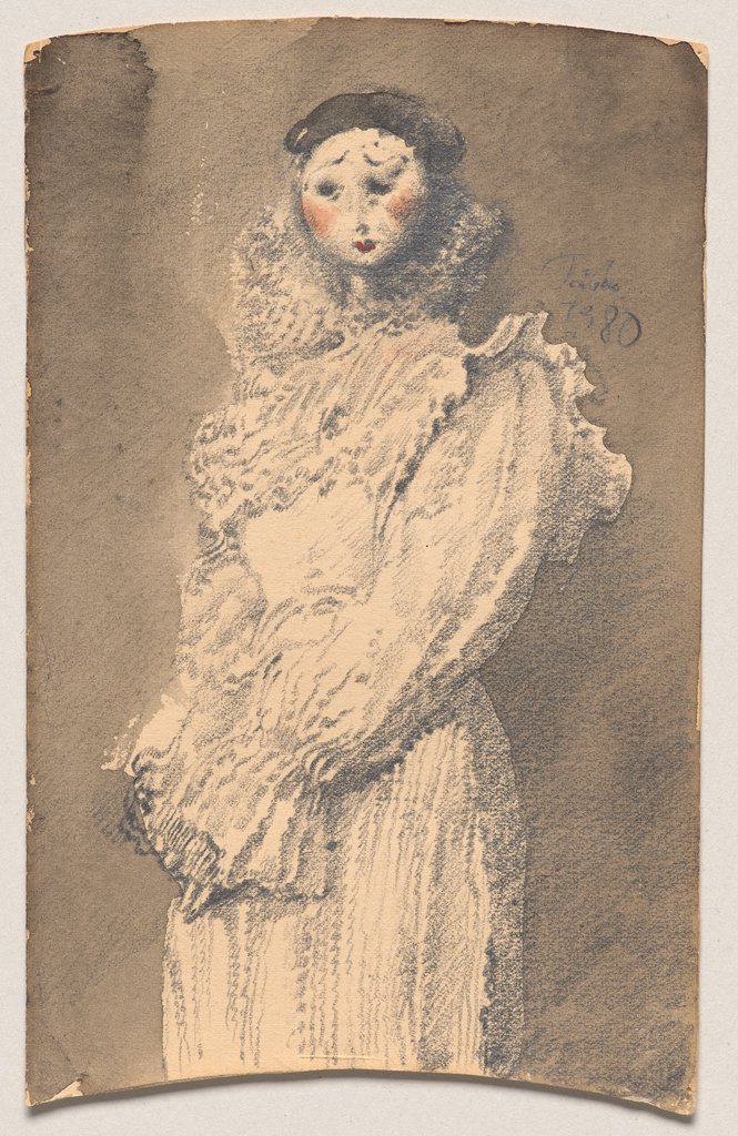 Girl Wearing a Mask, Werner Tübke