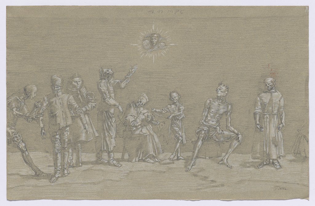 Winter Night with Cherub, Werner Tübke